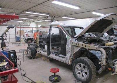Ford F-150 Collision Repair | Before, removal of damaged panels